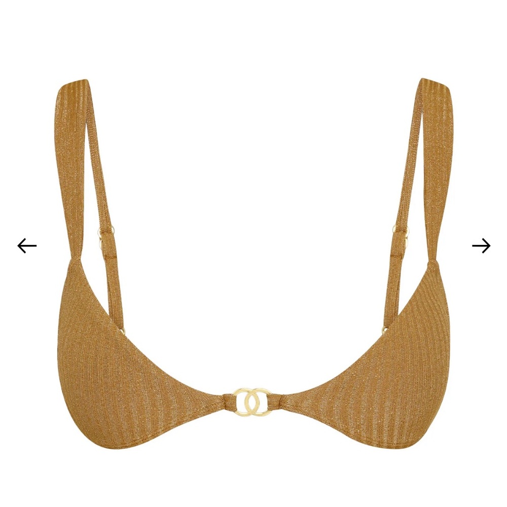 Monday Swimwear Gold Bikini SET - Picture 2 of 5